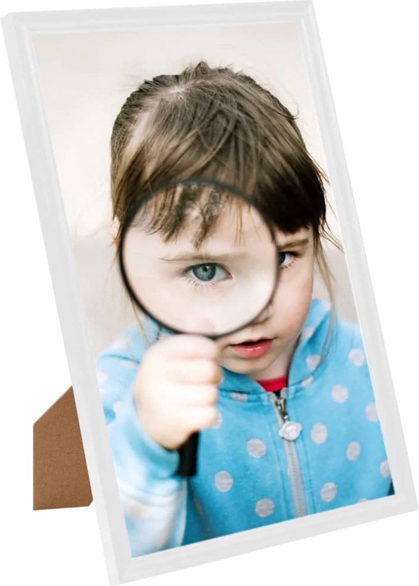 Vidaxl Fotolijsten 3 St Voor Wand Of Tafel 21x29,7 Cm Mdf Wit