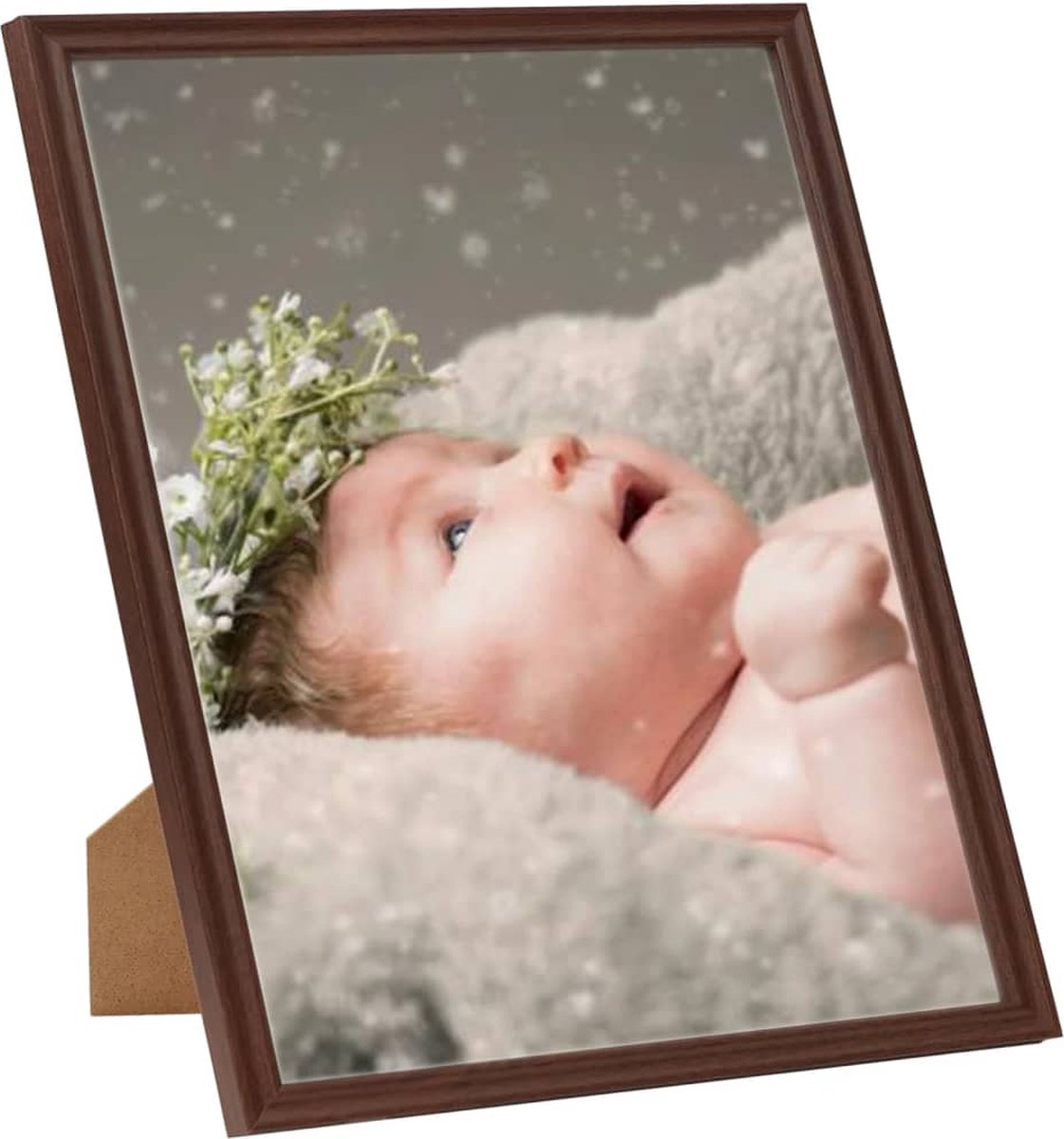 Vidaxl Fotolijsten 3 St Voor Wand Of Tafel 28x35 Cm Donker - Rood
