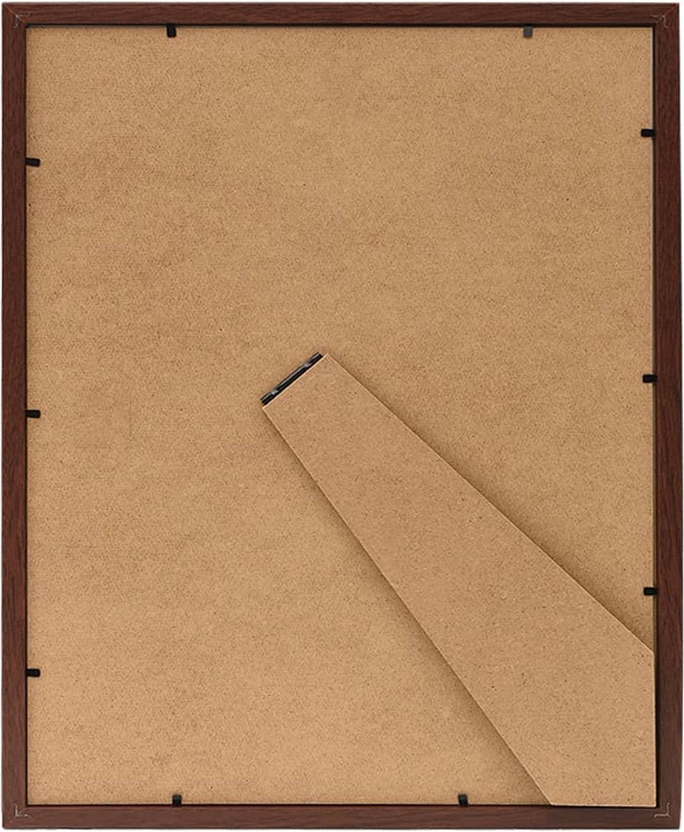 Vidaxl Fotolijsten 3 St Voor Wand Of Tafel 28x35 Cm Donker - Rood