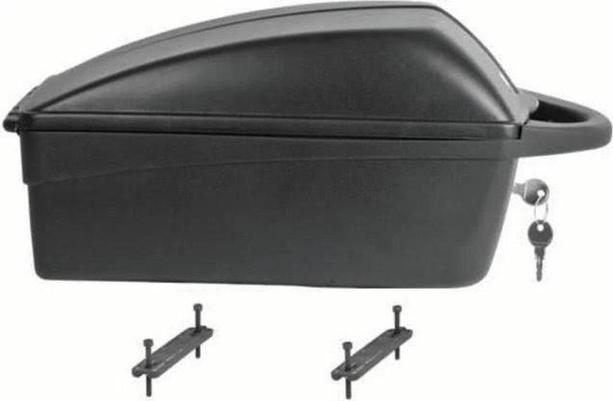 Polisport Fietsbox 11 Liter Direct-mount Systeem - Zwart