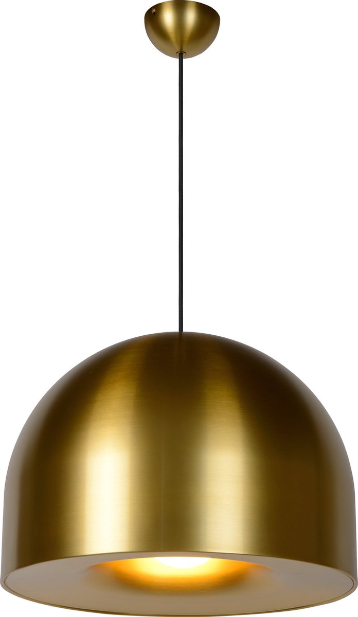 Lucide Akron - Hanglamp - Ø 50 Cm - 1xe27 - Mat / Messing - Goud
