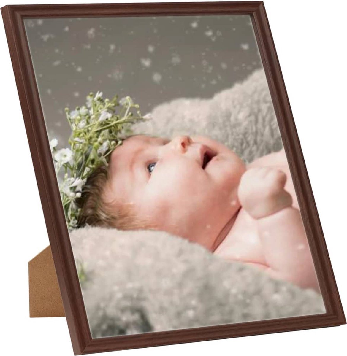 Vidaxl Fotolijsten 5 St Voor Wand Of Tafel 50x50 Cm Donker - Rood