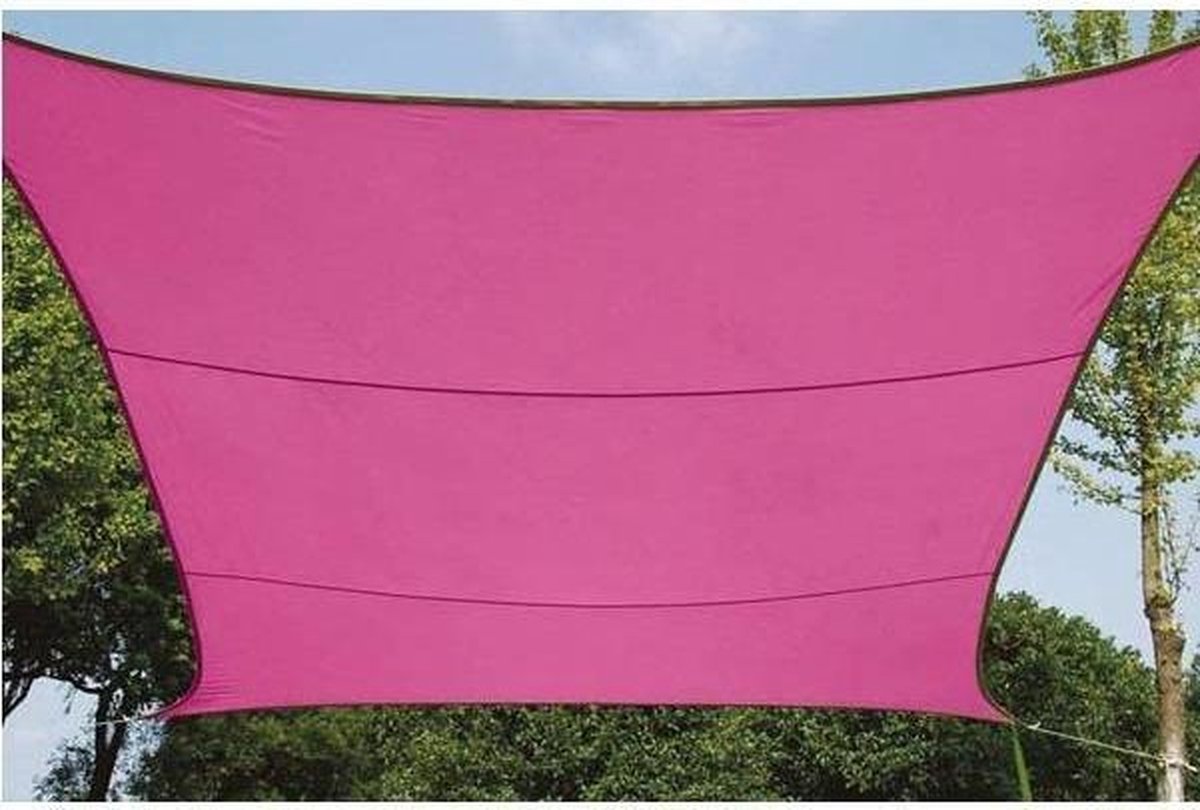 Velleman Schaduwdoek Vierkant 5x5 Fuchsia - Roze