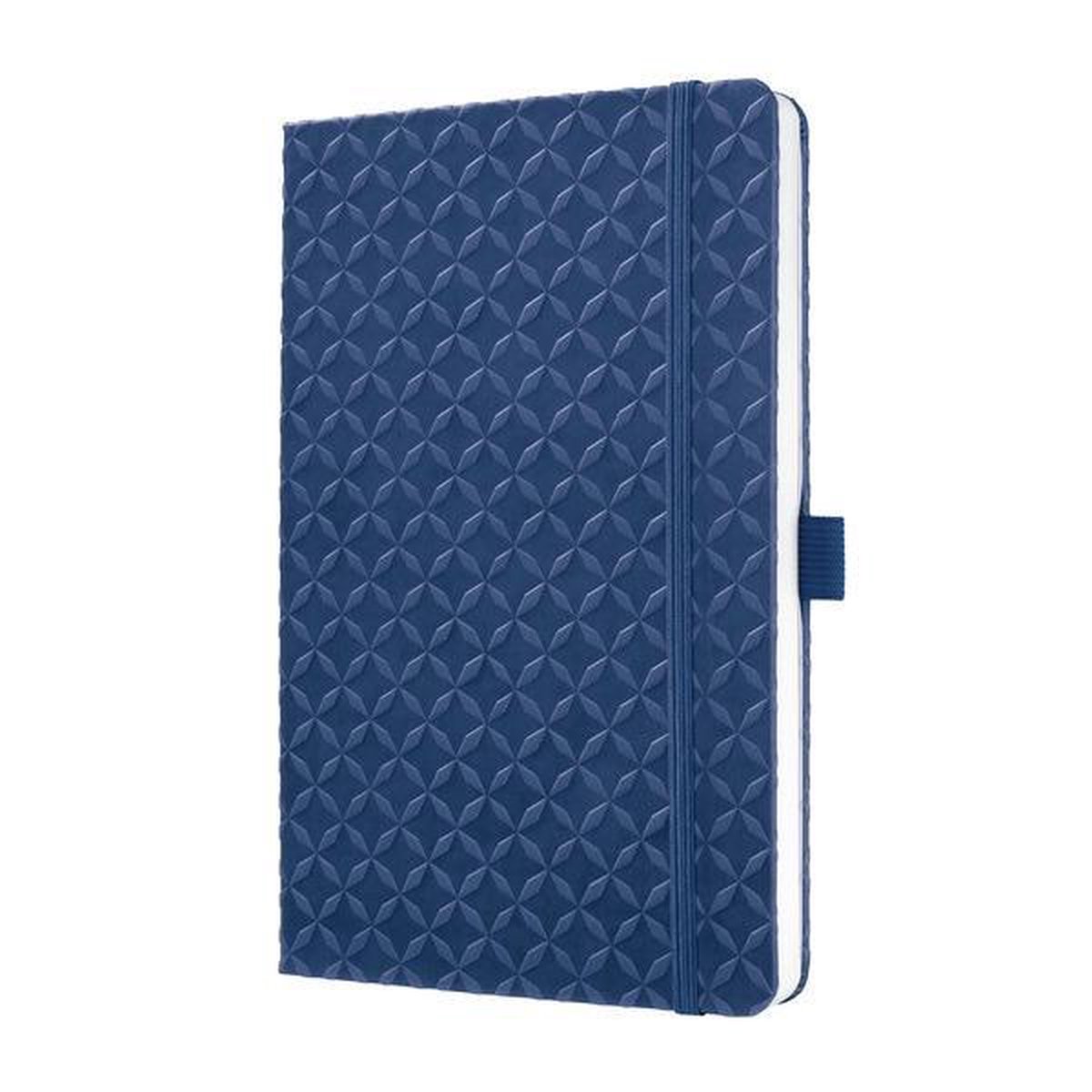 Sigel Notitieboek Jolie Flair A5 Hardcover Gelinieerd Indigo - Wit