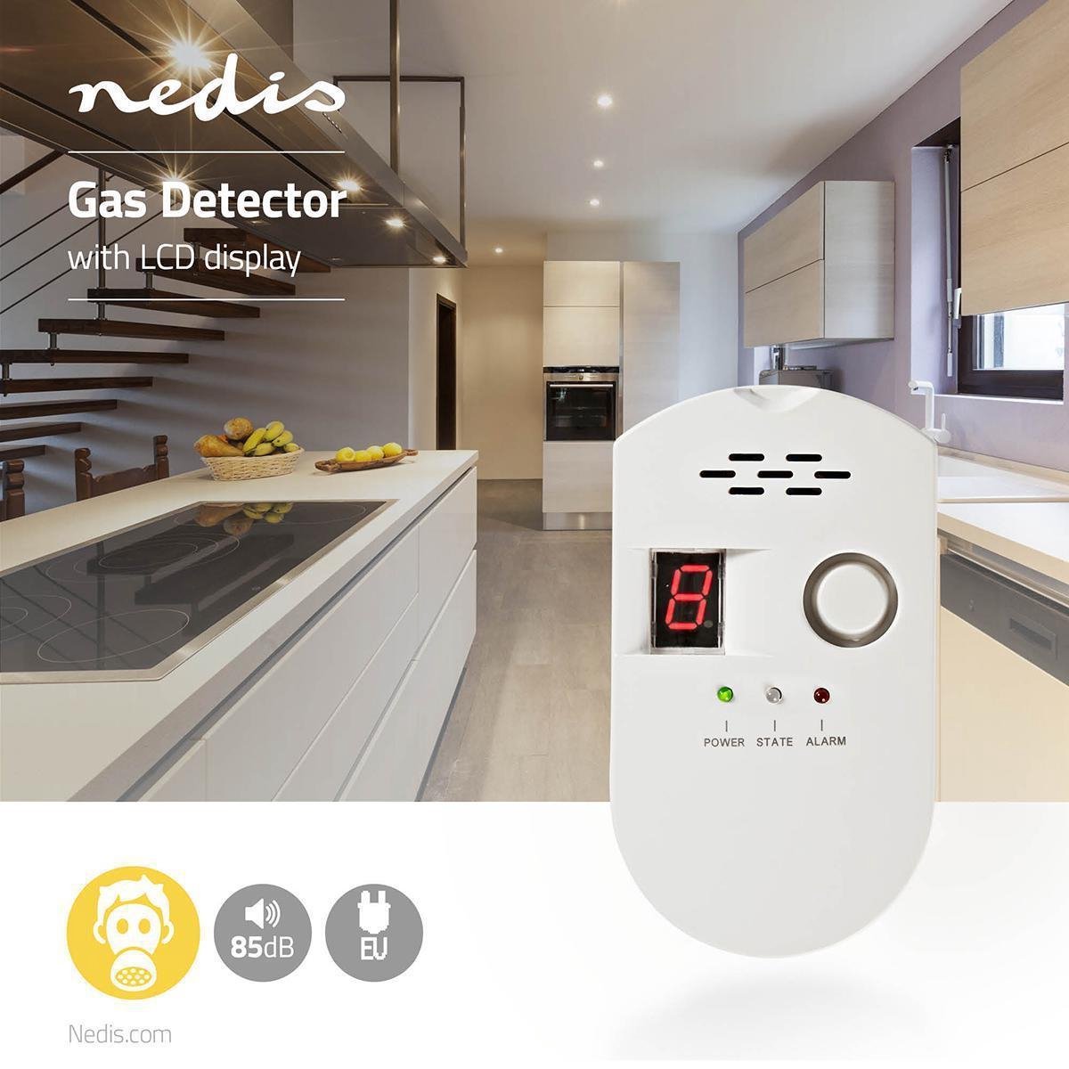 Nedis Gasmelder Lpg/aardgas/steenkool