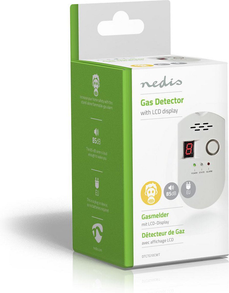 Nedis Gasmelder Lpg/aardgas/steenkool