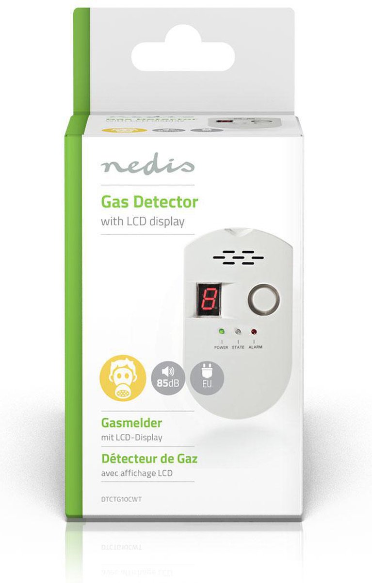 Nedis Gasmelder Lpg/aardgas/steenkool