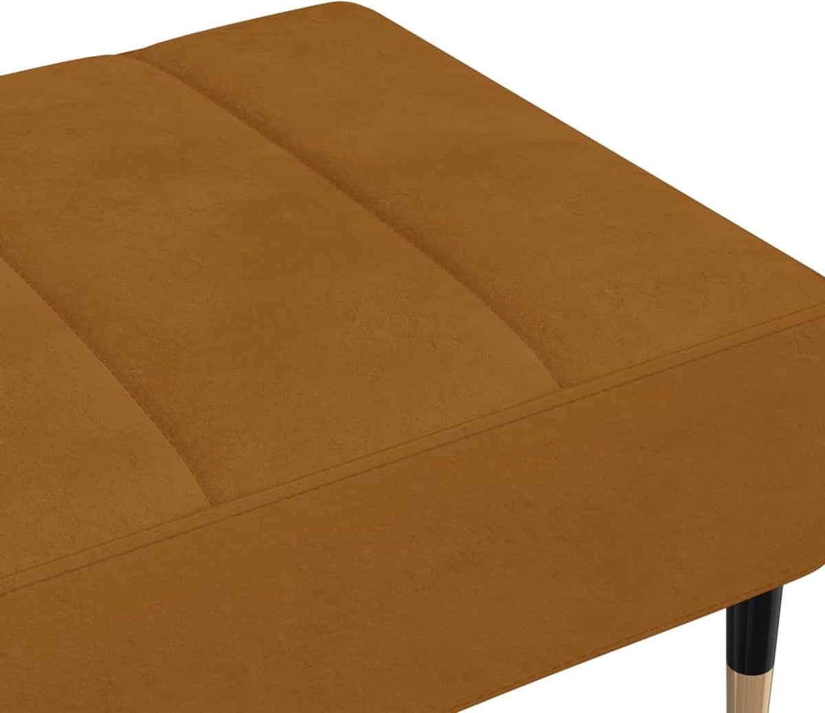 Vidaxl Voetenbank 78x56x32 Cm Fluweel - Bruin