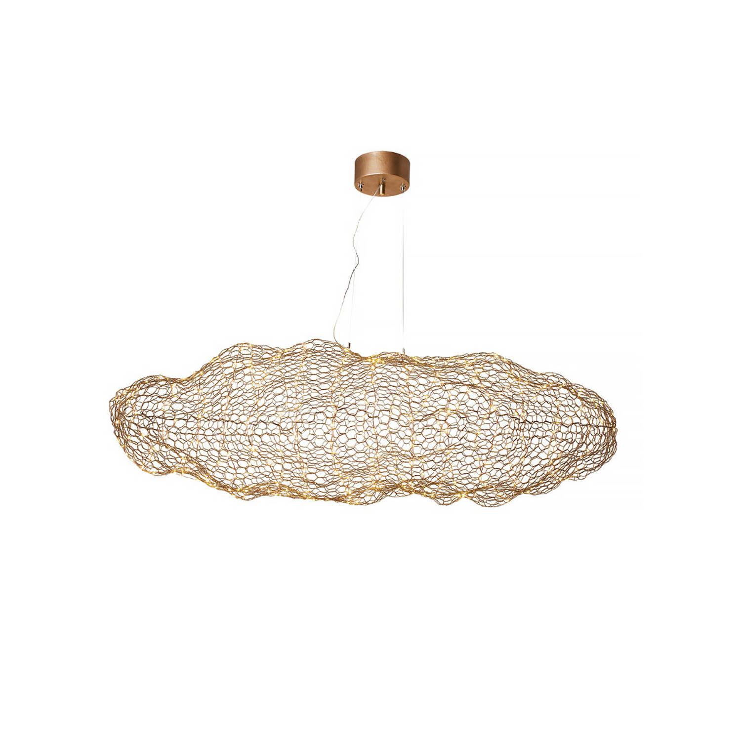 By Rydéns Hanglamp Hayden L 76 Cm 300 Lichts - Goud