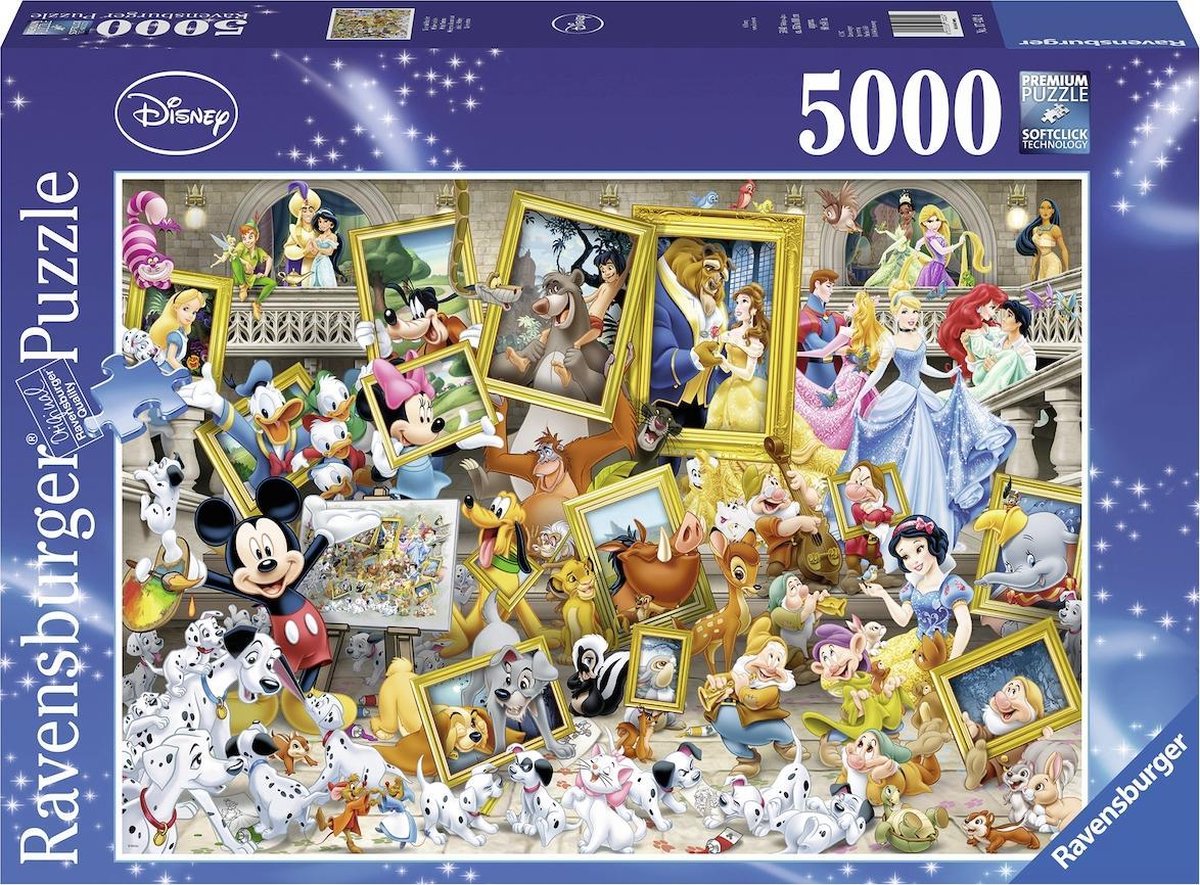 Ravensburger Puzzel Disney Mickey Mouse Schilderijen - 5000 Stukjes