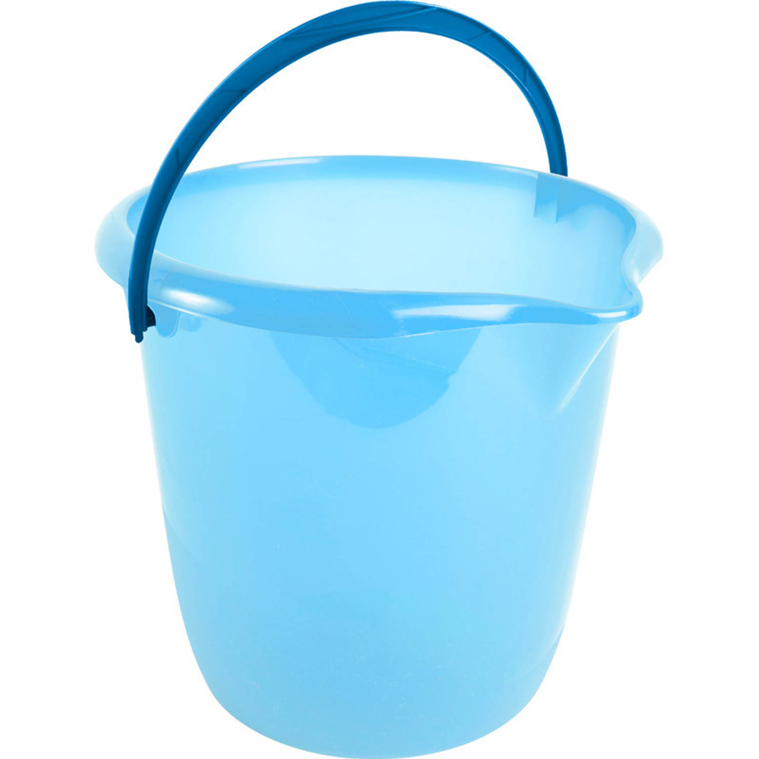Hega Hogar e Schoonmaakemmers/huishoudemmers 10 Liter Van Dia 28 Cm - Emmers - Blauw