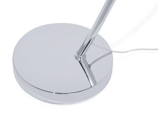 Beliani Dintel Staande Lamp Metaal 25 X 25 Cm - Silver