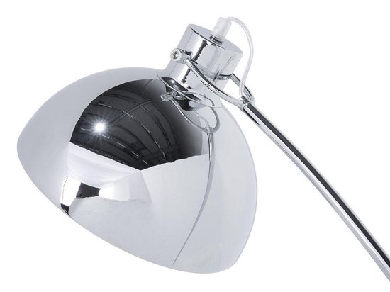 Beliani Dintel Staande Lamp Metaal 25 X 25 Cm - Silver