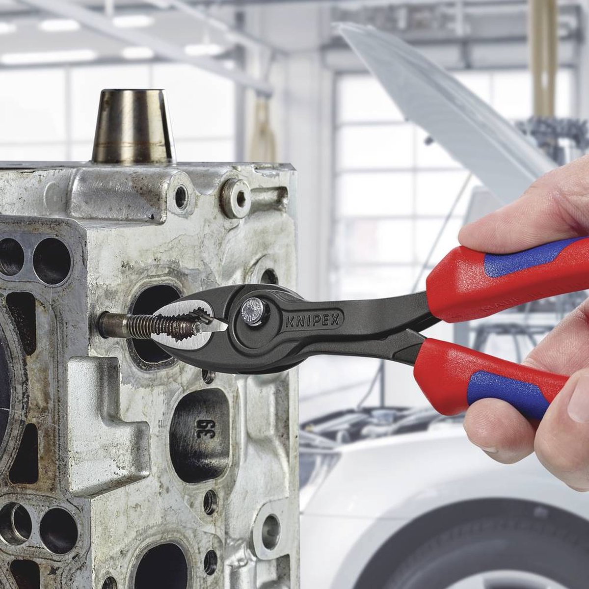 Knipex Waterpomptang TwinGrip ommanteling PVC of bi-materiaal -