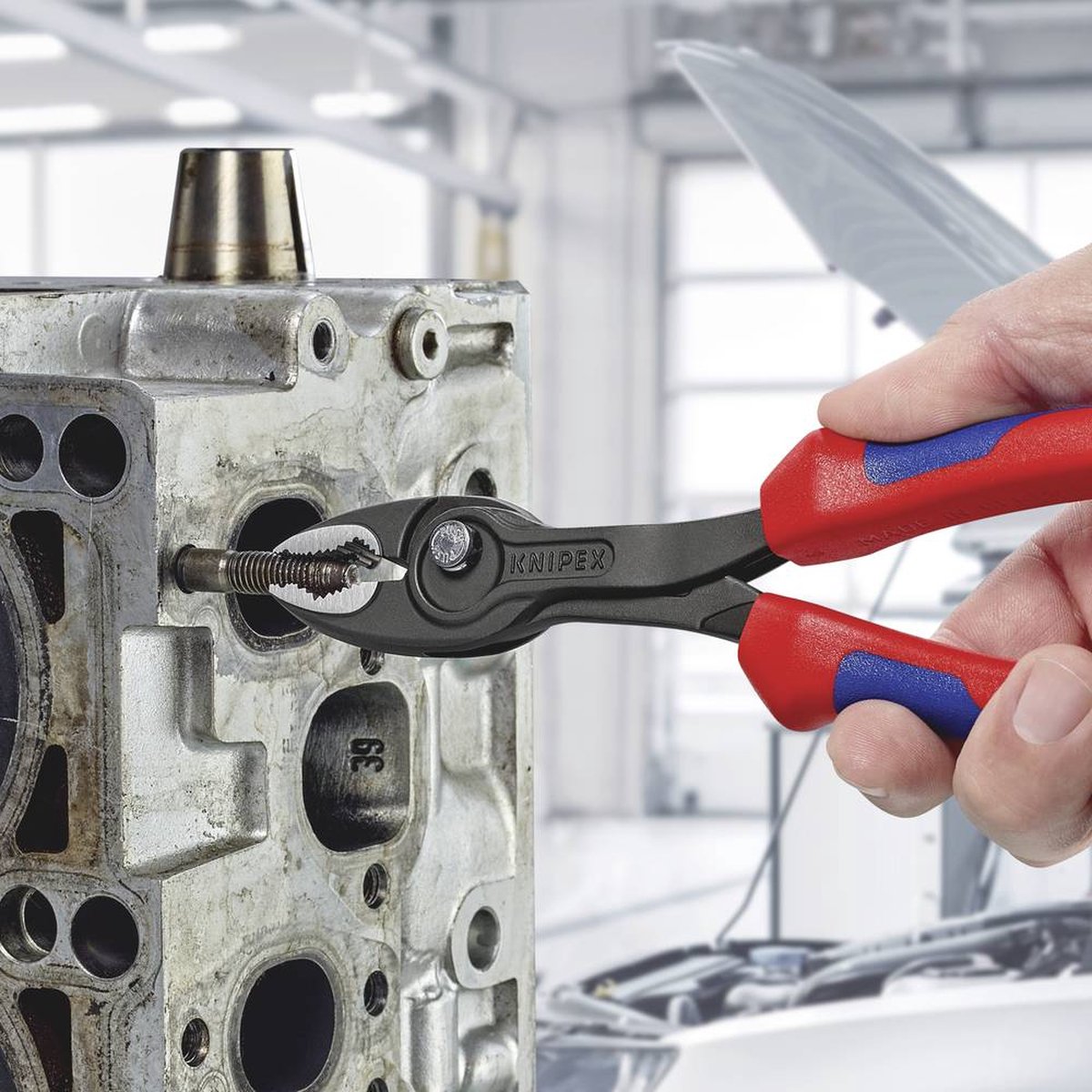 Knipex Waterpomptang TwinGrip ommanteling PVC of bi-materiaal -