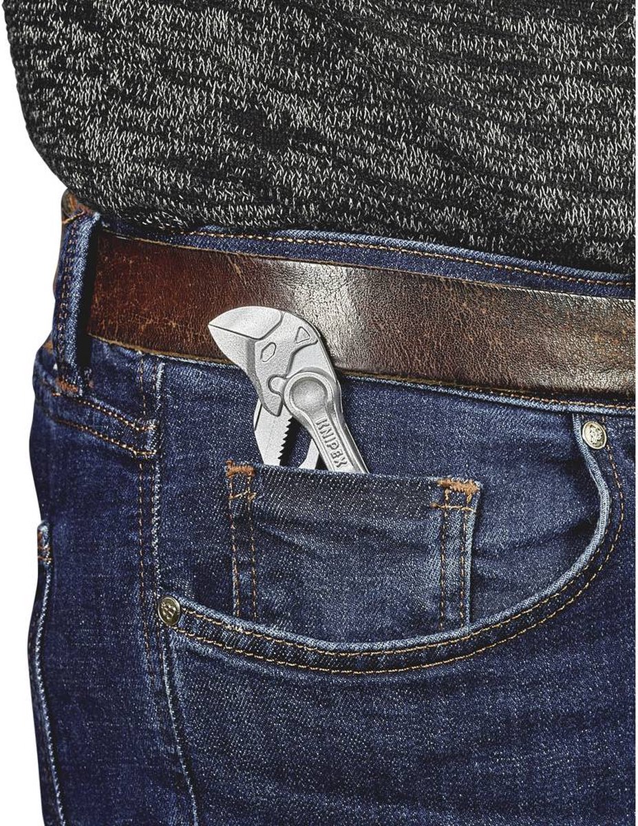 Knipex Sleuteltang XS verchroomd -