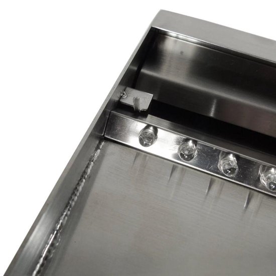 Ubbink Niagara Rvs Waterval 30 Cm Met Led Inox 304 Met Lange Uitloop - Silver