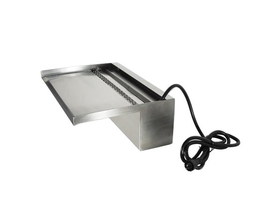Ubbink Niagara Rvs Waterval 30 Cm Met Led Inox 304 Met Lange Uitloop - Silver