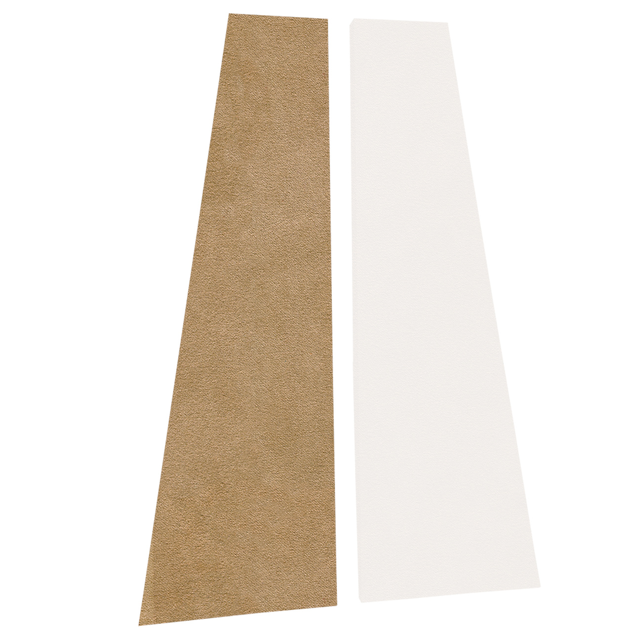 Auralex SonoSuede Trapezoid Panel Left Tan absorber (per stuk)