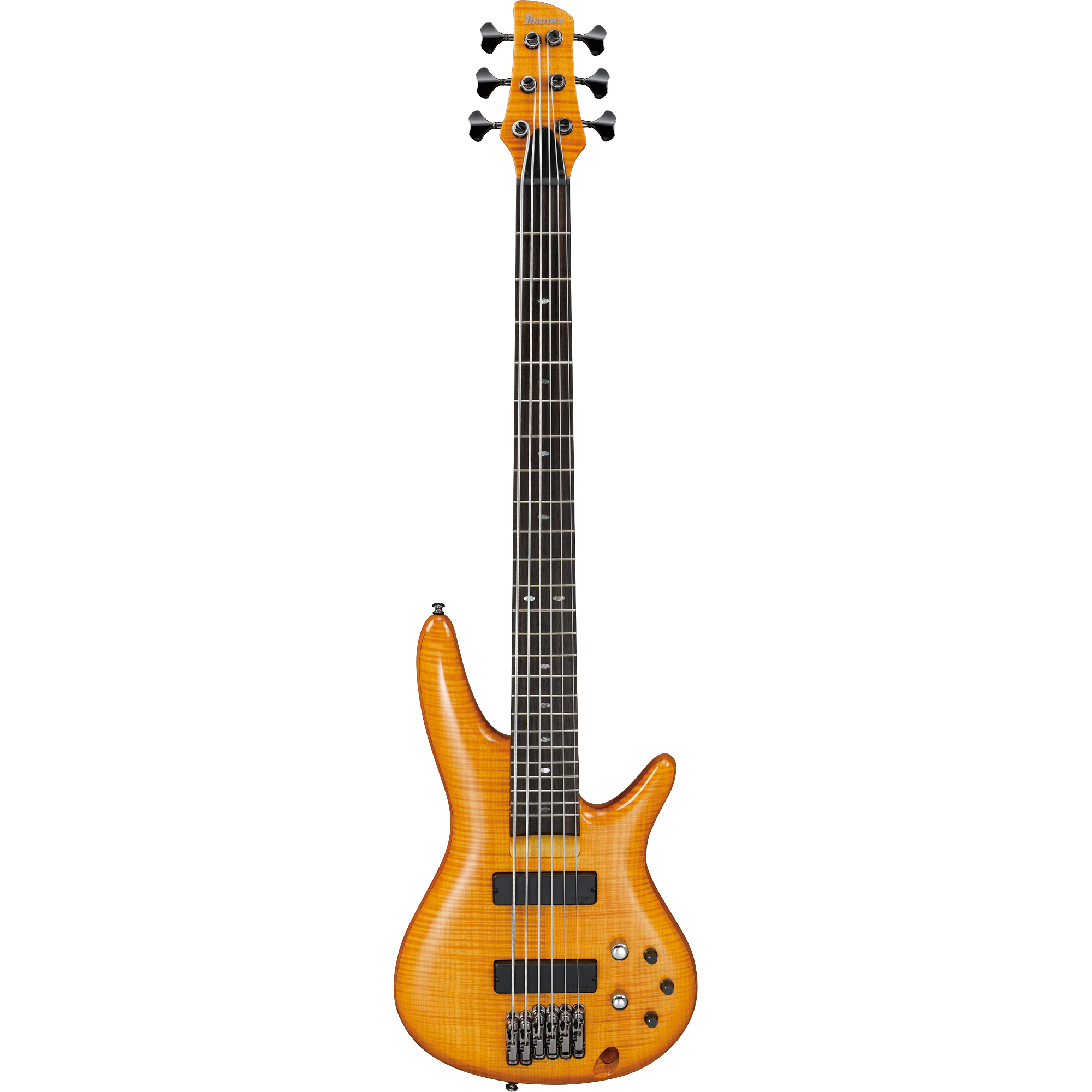 Ibanez GVB36-AM Gerald Veasly basgitaar - 6 snaren - Amber