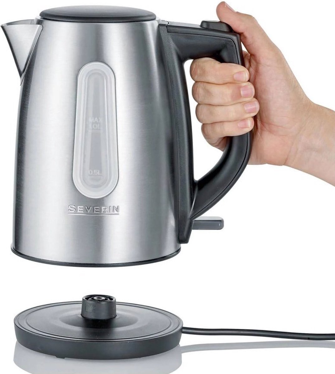 Severin WK 3469 Waterkoker - Silver