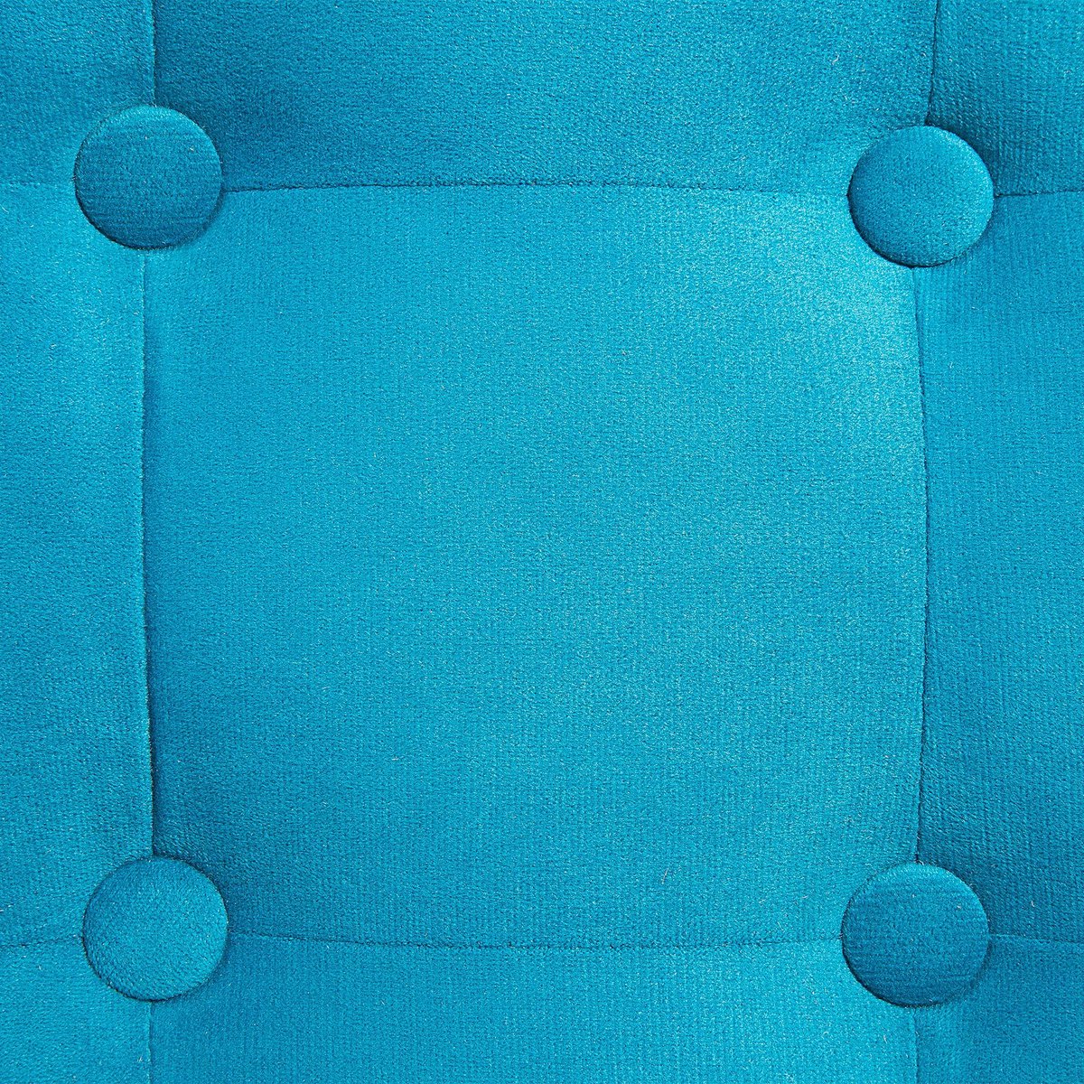 Beliani Tampa Poef Fluweel 55 X 55 Cm - Blauw