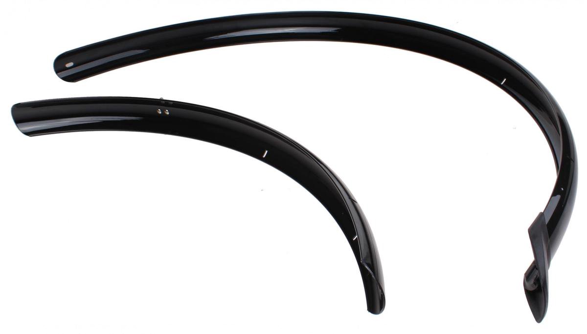 Eurofender Spatbordenset Rapido 46 Mm - 28 Inch Kunststof - Zwart