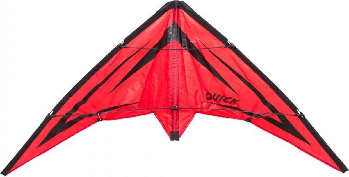 Invento Tweelijnsstuntkite Quick Lava 115 Cm - Rood