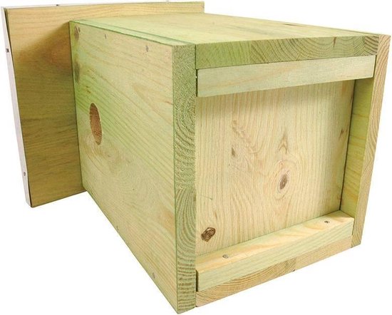 Esschert Design Doe-het-zelf Vogelhuis 21,3x17x23,3 Cm Kg52 - Groen
