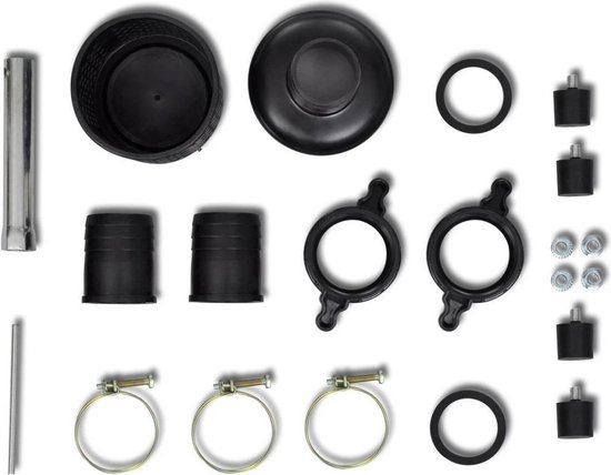 Vidaxl Waterpomp Benzine 50 Mm 5,5 Pk - Silver