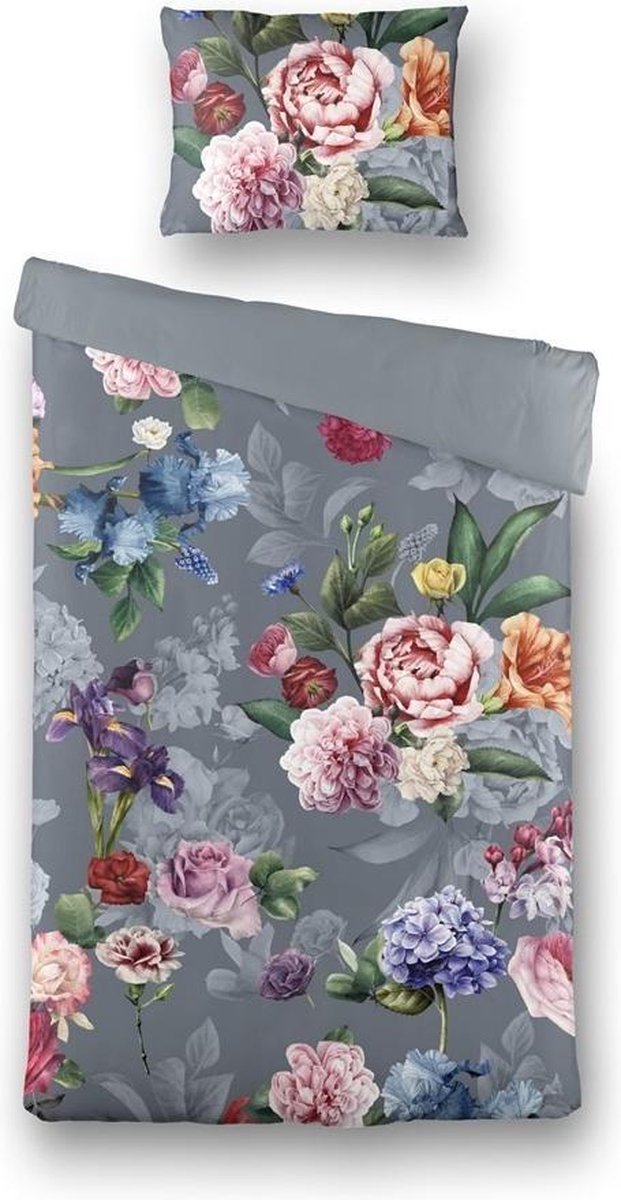 Byrklund Nysted Dekbedovertrek - Lits-jumeaux (240x200/220 Cm + 2 Slopen) - Katoen - - Grijs