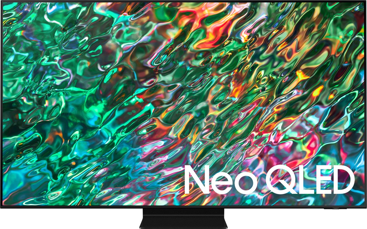 Samsung TV QN90B Neo QLED 163cm 65" Smart TV (2022) - Black, Black - Negro