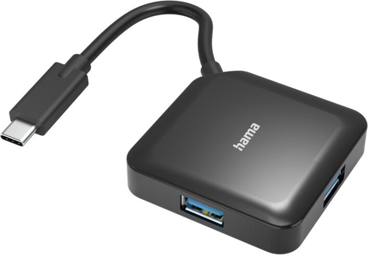 Hama 200112 USB-C-hub, 4-poorts, USB 3.2