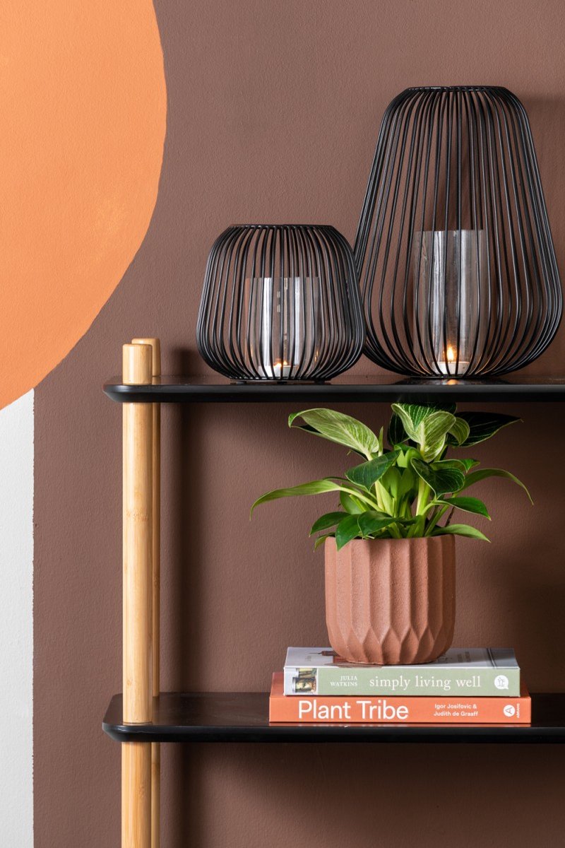 Present Time Illuminate Lantaarn L - - Zwart