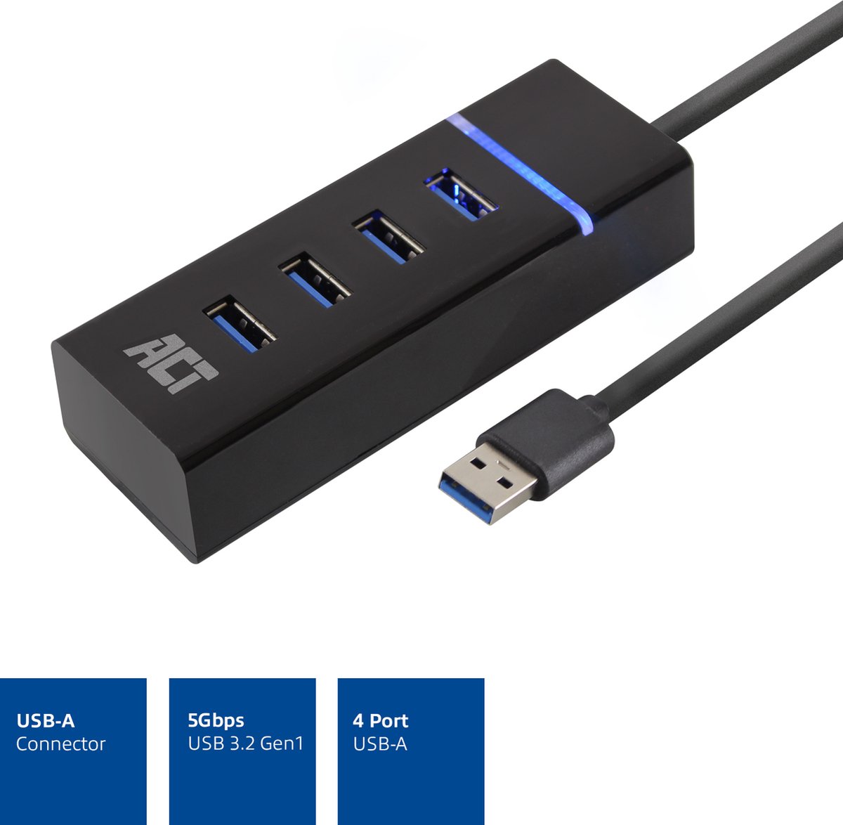 ACT AC6300 4-poorts USB 3.2 hub