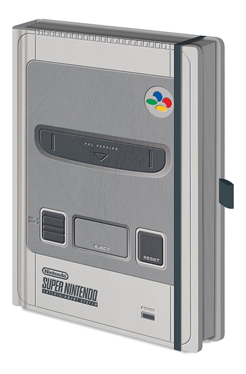 Pyramid International Pyramid International Notitieboek Premium Nintendo Snes A5 - - Grijs