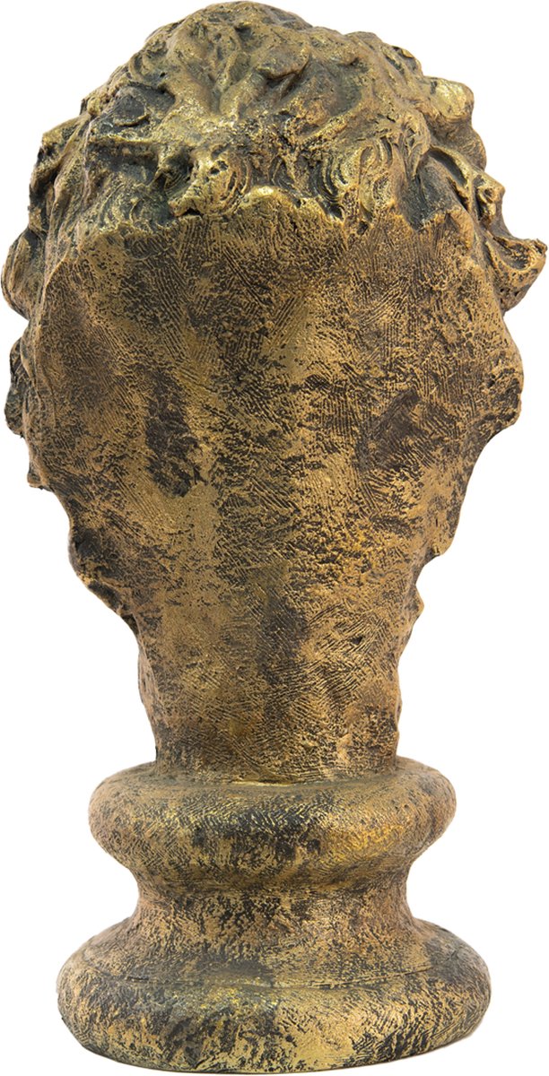 Clayre & Eef Decoratie Leeuw 32*32*67 Cm 5pr0060go - Goud