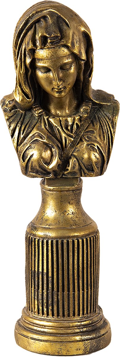 Clayre & Eef Buste Dame 16*13*45 Cm 6pr4768go - Goud