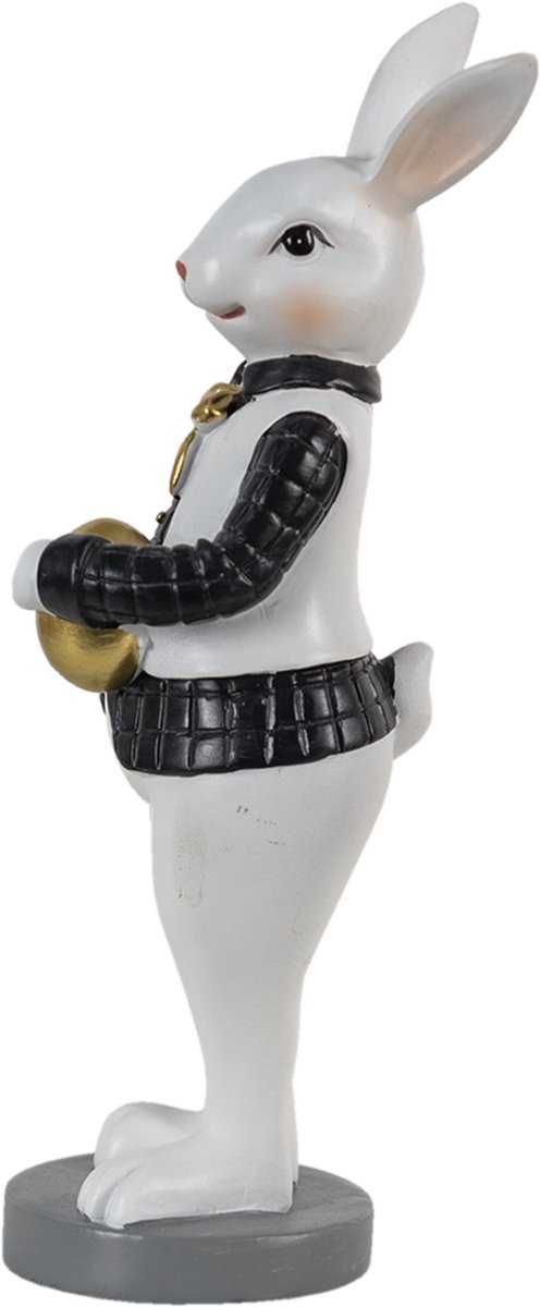 Clayre & Eef e Decoratie Konijn 7*7*20 Cm 6pr3580 - Zwart
