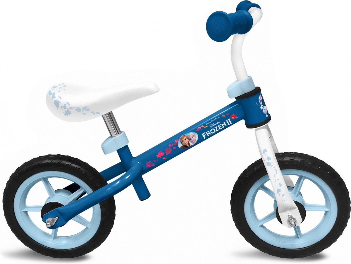 Disney Loopfiets Frozen 2 Loopfiets Met 2 Wielen 10 Inch Meisjes/wit - Blauw