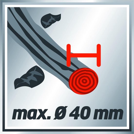 Einhell Fluisterhakselaar Gc-rs 2540 - Rood