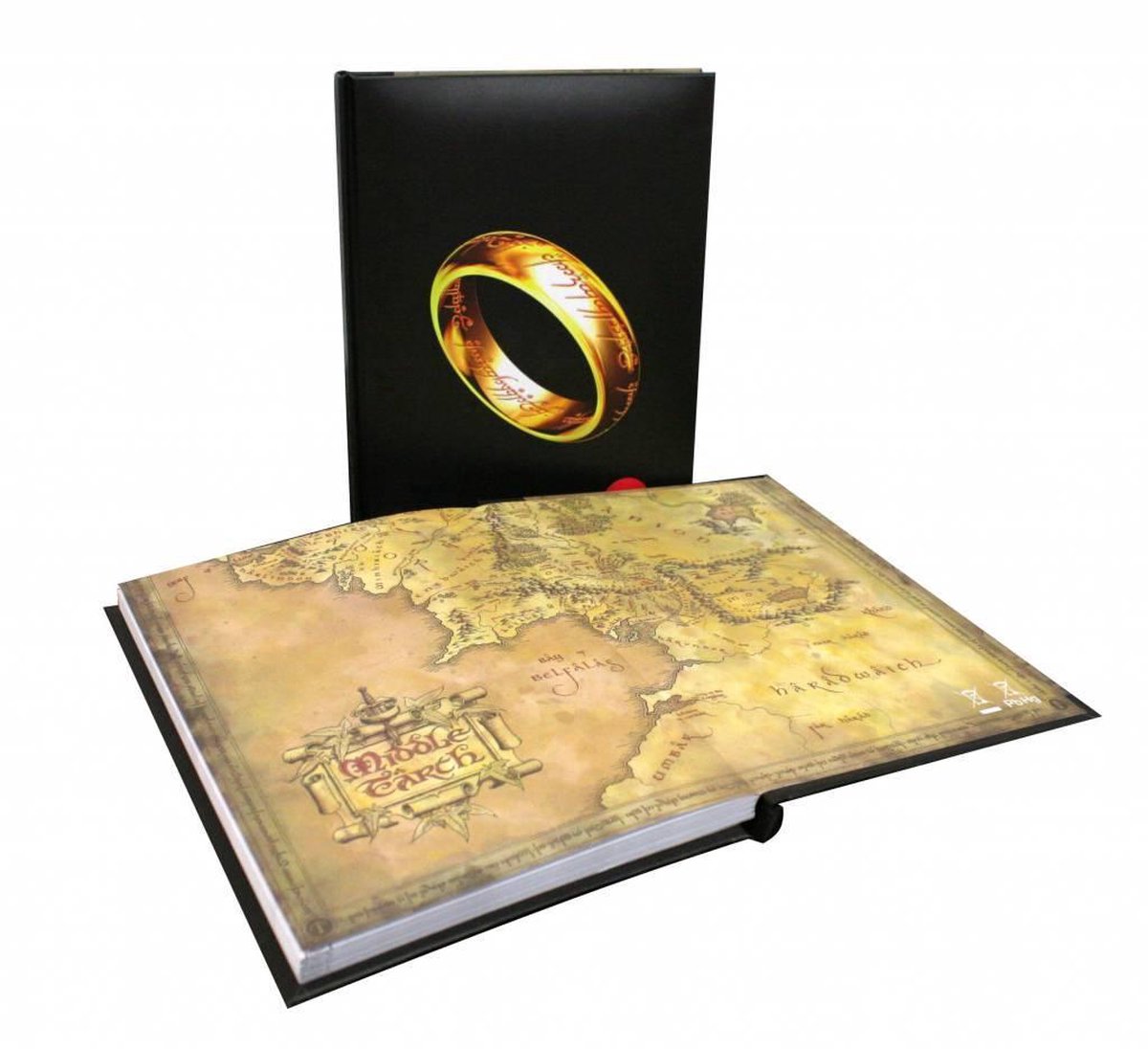 SD Toys Lord Of The Rings: The One Ring Big Notebook With Light - Zwart