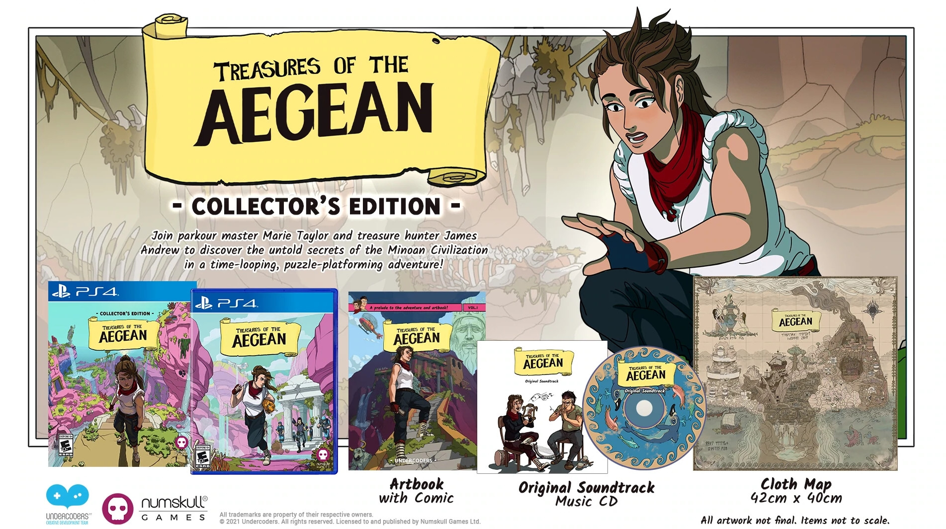 Numskull Treasures of the Aegean - Collector's Edition