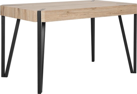 Beliani Cambell Eettafel Mdf 80 X 130 Cm - Bruin