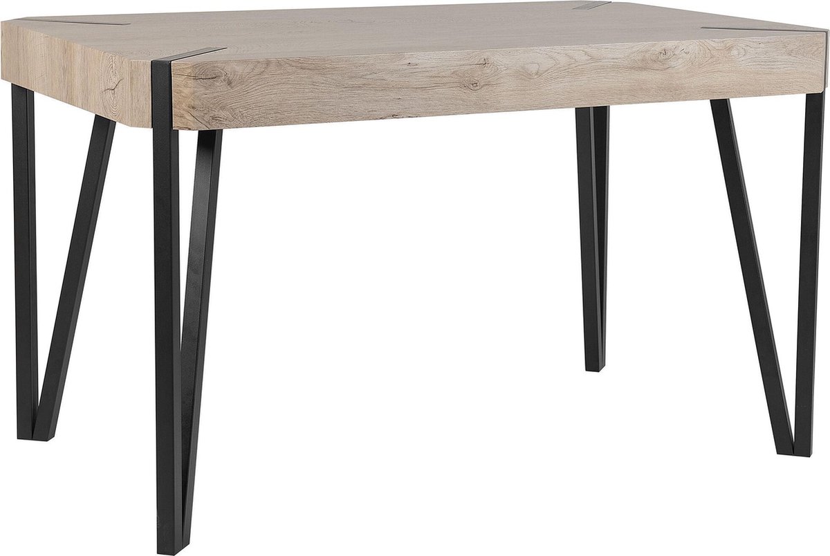 Beliani Cambell Eettafel Mdf 80 X 130 Cm - Bruin