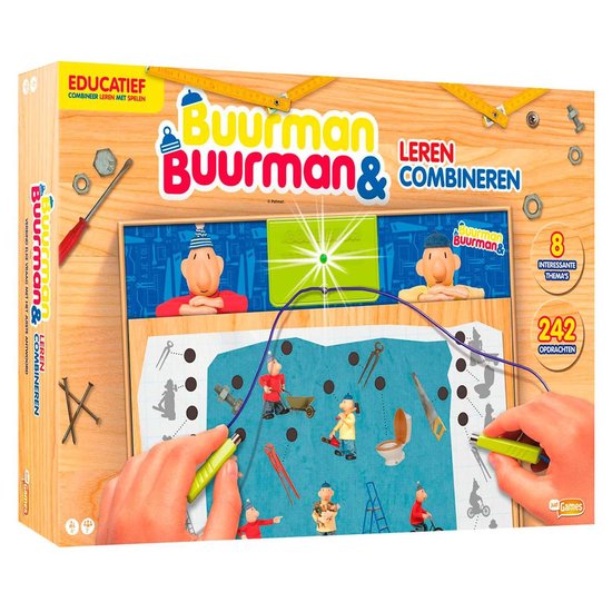 Buurman en Buurman Educatief Spel Leren Combineren - Bruin