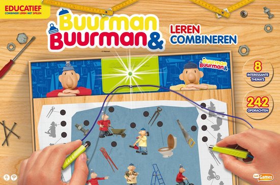 Buurman en Buurman Educatief Spel Leren Combineren - Bruin