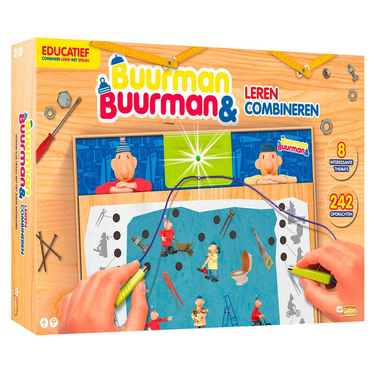 Buurman en Buurman Educatief Spel Leren Combineren - Bruin