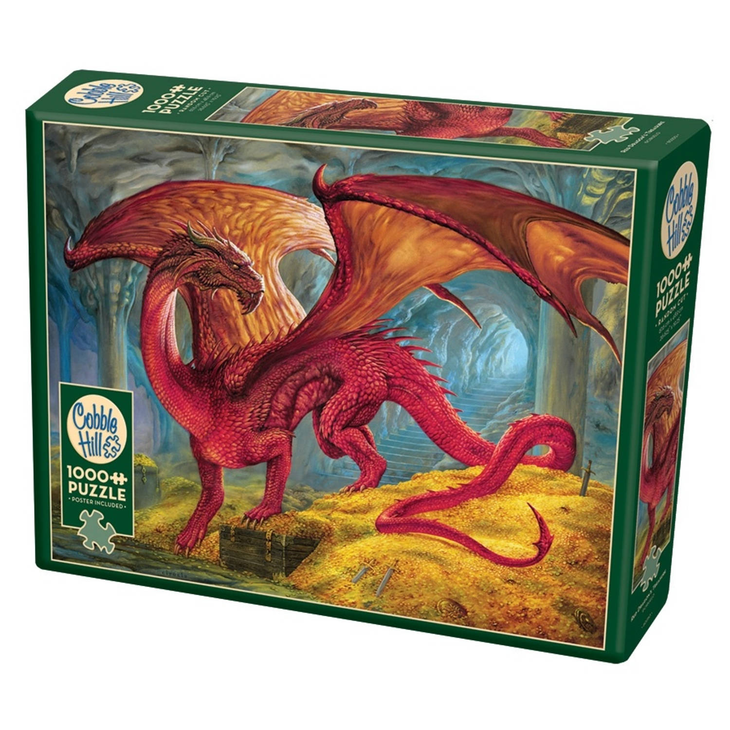 Cobble Hill Legpuzzel Red Dragon's Treasure 1000 Stukjes