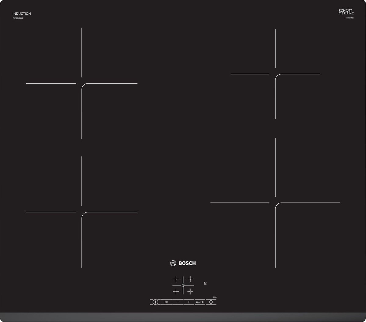 Bosch PIE63KBB5E - Zwart